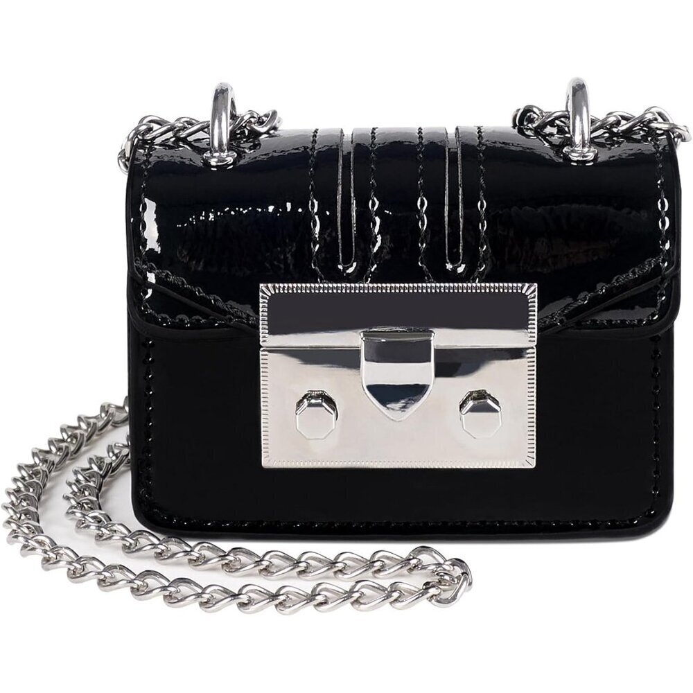 Mini Chain Purse Small Shiny Handbag for Women Evening Party Micro Bag
